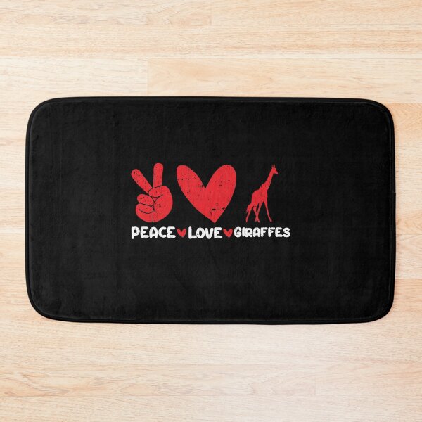 Item preview, Peace - Love - Giraffes Animals lover designed and sold by GabbyKash.