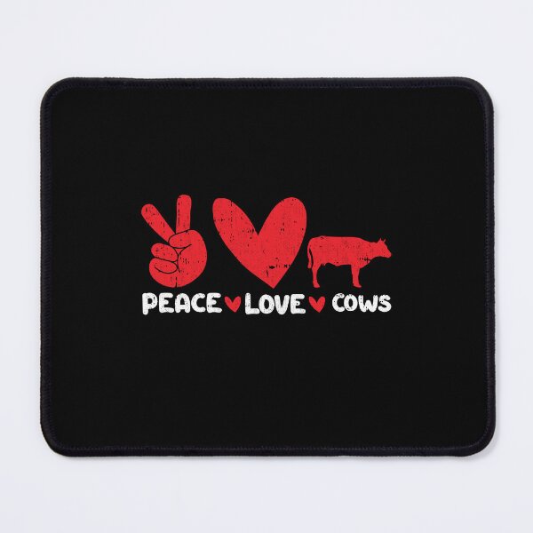 Item preview, Peace - Love - Cows Animals lover designed and sold by GabbyKash.