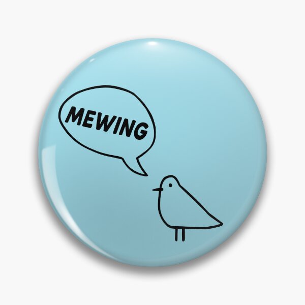 Item preview, Chill Bird Says - Mewing designed and sold by PickledjoArt.