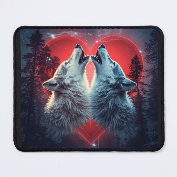 Item preview,  Galaxy Wolf Love Art – Cosmic Wolves Aesthetic Space Animal Design designed and sold by Tpac-goods.