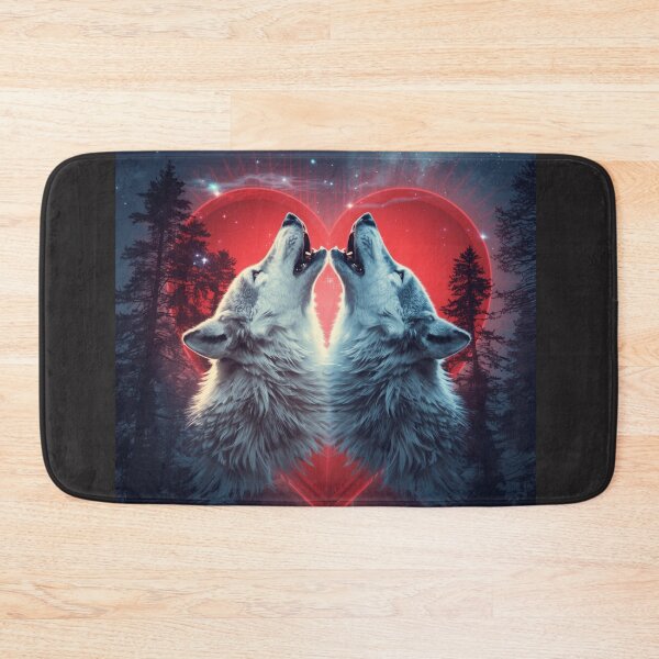 Item preview,  Galaxy Wolf Love Art – Cosmic Wolves Aesthetic Space Animal Design designed and sold by Tpac-goods.