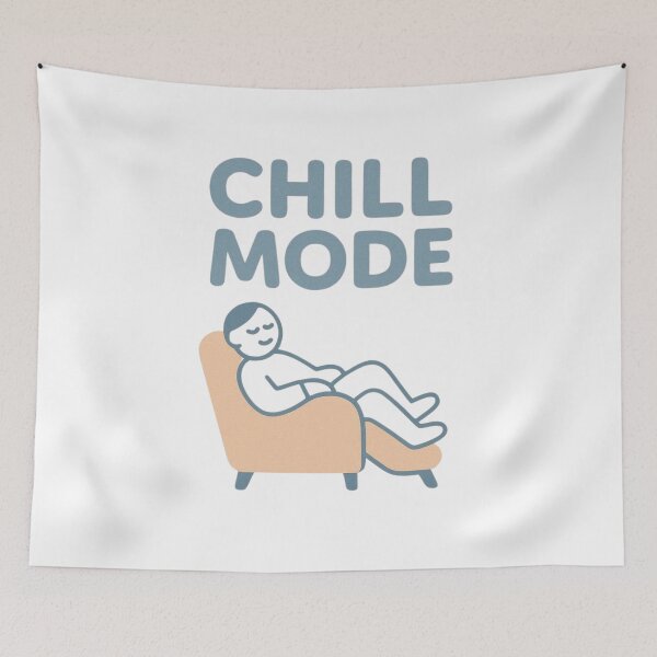 Item preview, Chill Mode Minimal Relax Design designed and sold by echoink-studio.