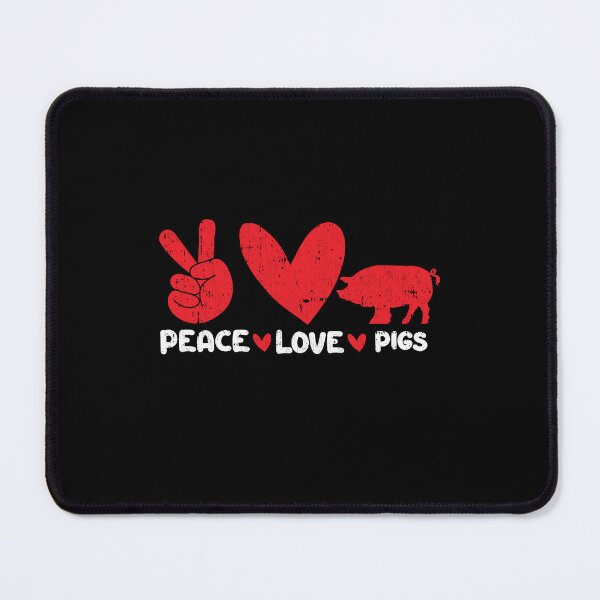 Item preview, Peace - Love - Pigs Animals lover designed and sold by GabbyKash.