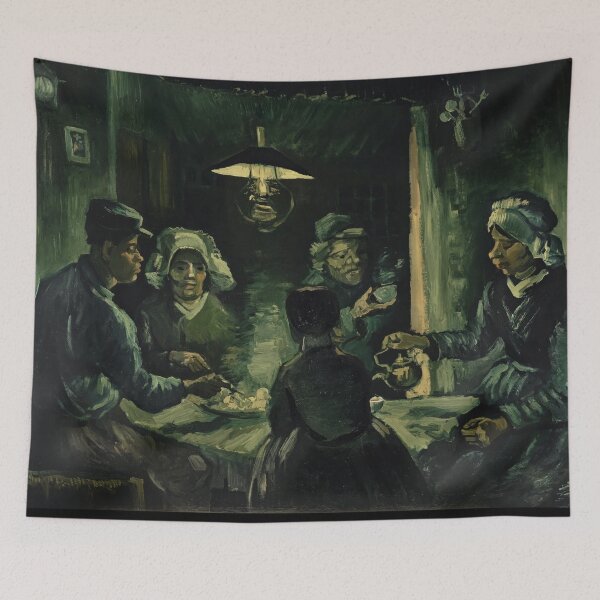 Item preview, The Potato Eaters by Vincent van Gogh: Post Impressionist Farmhouse Poster designed and sold by artofuniverse.