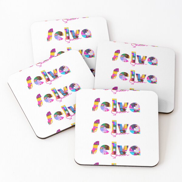 Item preview, Selva, Spain, Vibrant Abstract City Typography Art designed and sold by Wanderful-roads.