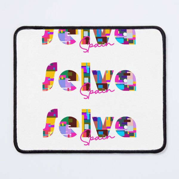 Item preview, Selva, Spain, Vibrant Abstract City Typography Art designed and sold by Wanderful-roads.