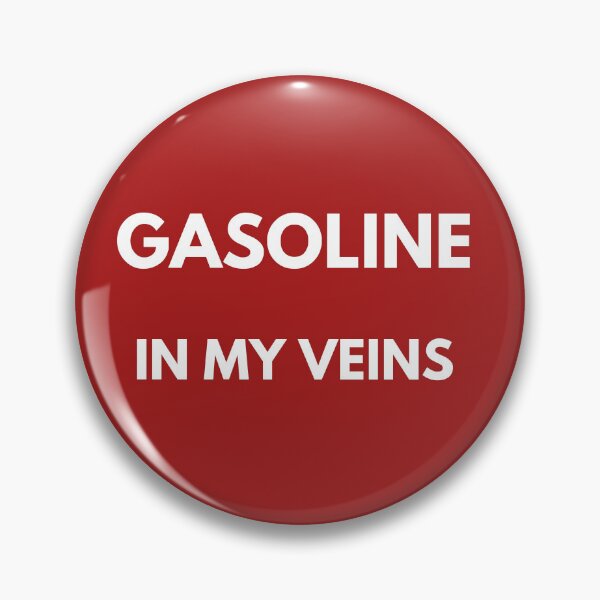 Item preview, Gasoline in My Veins - Minimalist White Typography designed and sold by Mavershop.