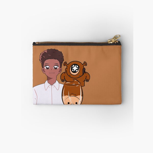 Item preview, Kawaii Anime Boy with Hot Chocolate and Brown Little Monster designed and sold by Kanniax.