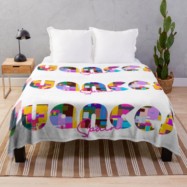 Item preview, Suances, Spain, Vibrant Abstract City Typography Art designed and sold by Wanderful-roads.