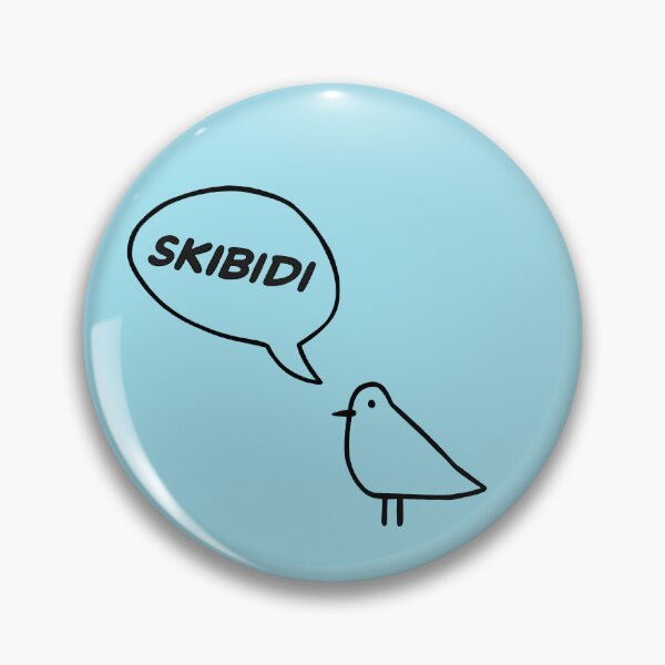 Item preview, Chill Bird Says - Skibidi designed and sold by PickledjoArt.
