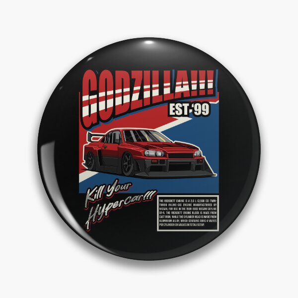 Item preview, Nissan Skyline GTR R-34 Godzilla Hypercar Killer designed and sold by Bulldsgn.