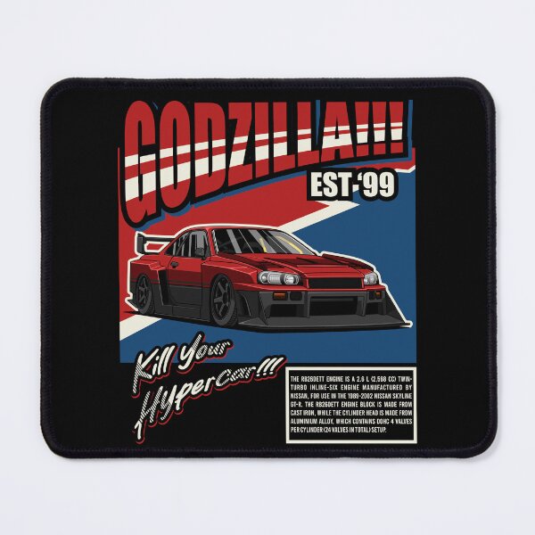 Item preview, Nissan Skyline GTR R-34 Godzilla Hypercar Killer designed and sold by Bulldsgn.