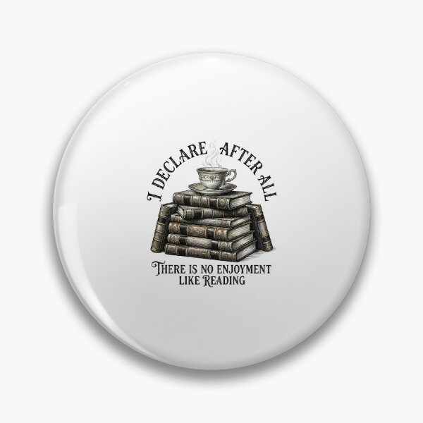 Item preview, No Enjoyment Like Reading Books Tea Pride and Prejudice Quote designed and sold by Fenay Designs.