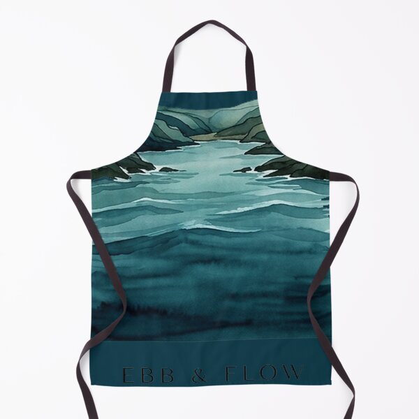 Item preview, ebb & flow water waves nature art designed and sold by  Mudikeys.