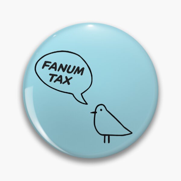 Item preview, Chill Bird Says - Fanum Tax designed and sold by PickledjoArt.
