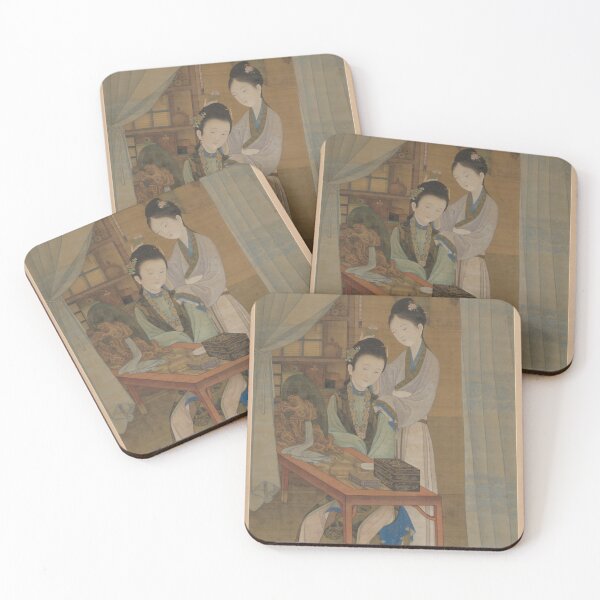 Item preview, women at dressing table  designed and sold by Paper & Pine .