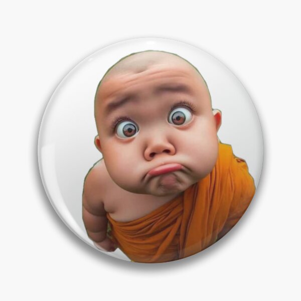 Item preview, Funny Little Monk with Pouty Face designed and sold by AetherEcho.