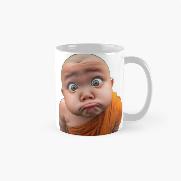 Item preview, Funny Little Monk with Pouty Face designed and sold by AetherEcho.