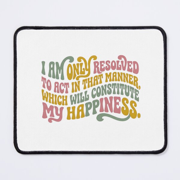 Item preview, Constitute My Happiness Elizabeth Bennet Retro Pride and Prejudice designed and sold by Fenay Designs.