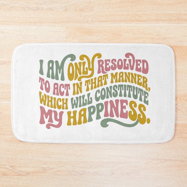 Item preview, Constitute My Happiness Elizabeth Bennet Retro Pride and Prejudice designed and sold by Fenay Designs.