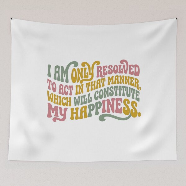Item preview, Constitute My Happiness Elizabeth Bennet Retro Pride and Prejudice designed and sold by Fenay Designs.
