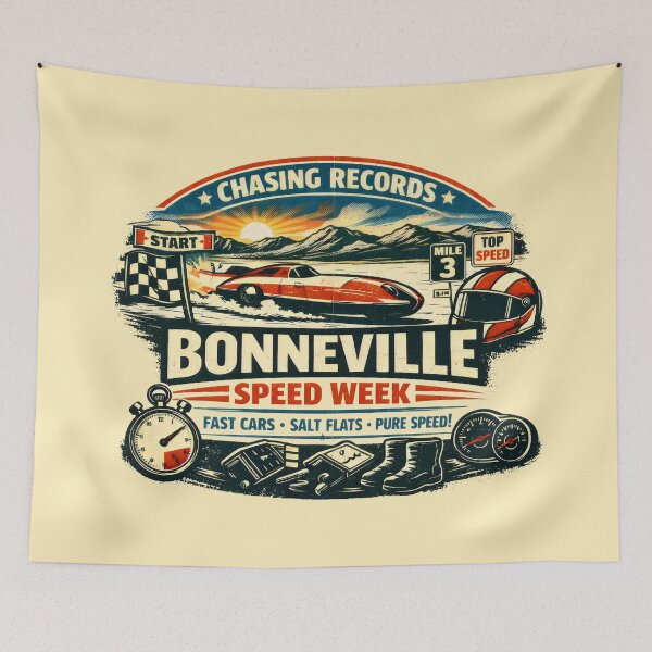 Item preview, Bonneville Speed Week Chasing Records designed and sold by SplashTastic.