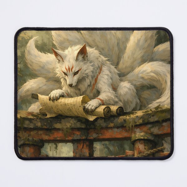 Item preview, Shrine Guardian's Wisdom - Japanese Kitsune Fox  designed and sold by bapupa.