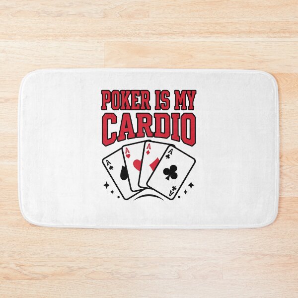 Item preview, Poker Is My Cardio Funny Card Game Player Humor T-Shirt designed and sold by Egyptian king ⭐⭐⭐⭐⭐.