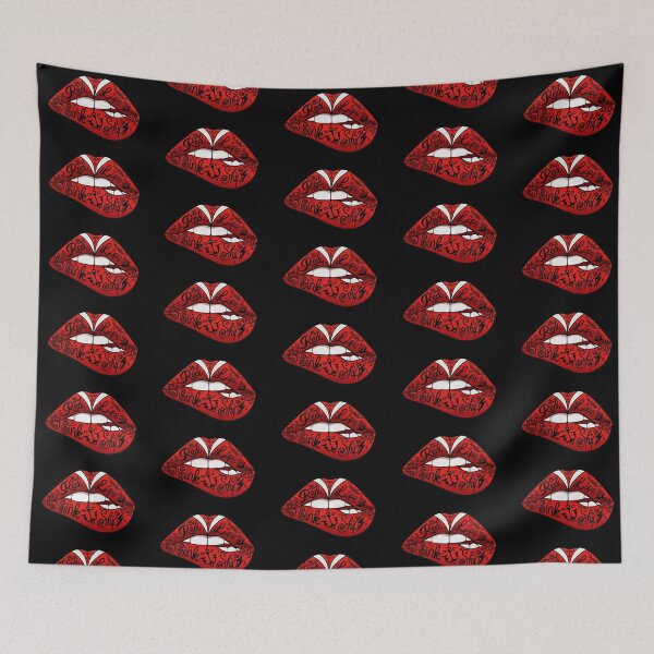 Item preview, Red Lips Sink Ships designed and sold by RockabunnyShop.