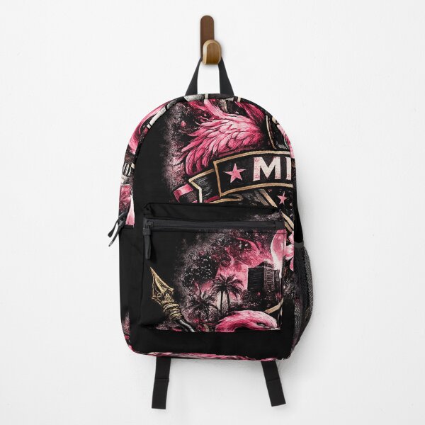 Item preview, Miami Football Crest Design – Flamingo Soccer Artwork, Pink City Skyline Graphic, Miami Fan Apparel, USA Sports Crest Design designed and sold by GarnerSupplyCo.