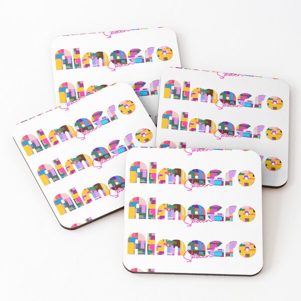 Item preview, Almagro, Spain, Vibrant Abstract City Typography Art designed and sold by Wanderful-roads.