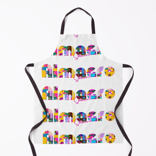 Item preview, Almagro, Spain, Vibrant Abstract City Typography Art designed and sold by Wanderful-roads.