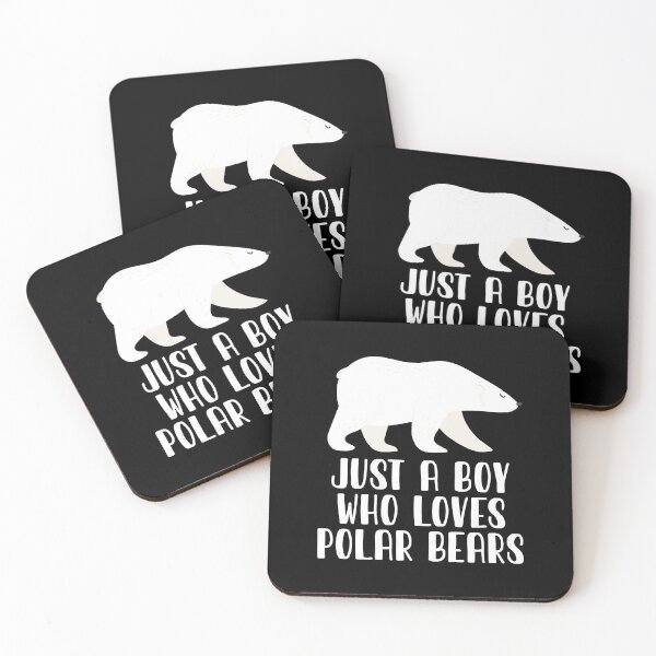 Item preview, Just A Boy Who Loves Polar Bears designed and sold by CosmoKitsch.