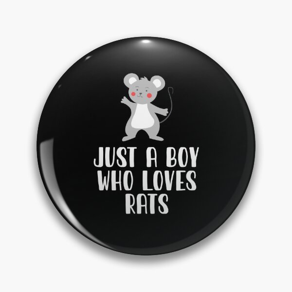 Item preview, Just A Boy Who Loves Rats  designed and sold by CosmoKitsch.