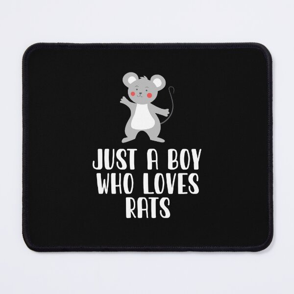 Item preview, Just A Boy Who Loves Rats designed and sold by CosmoKitsch.