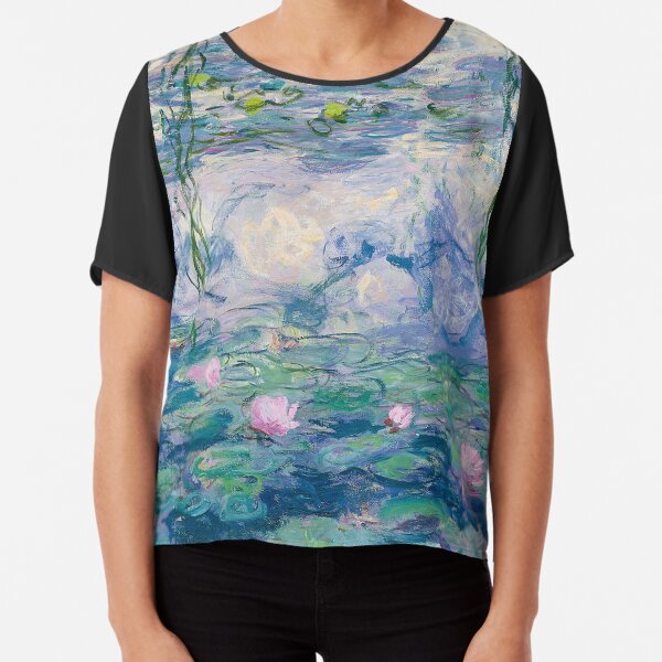 Nénuphars Claude Monet Fine Art Top mousseline