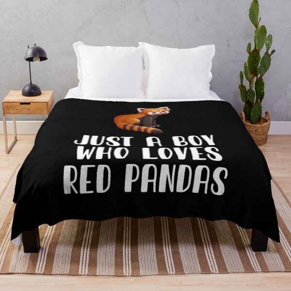 Item preview, Just A Boy Who Loves Red Pandas designed and sold by CosmoKitsch.