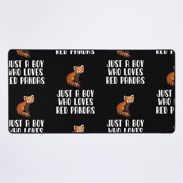 Item preview, Just A Boy Who Loves Red Pandas designed and sold by CosmoKitsch.