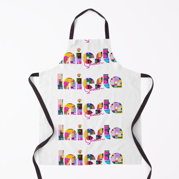 Item preview, Iniesta, Spain, Vibrant Abstract City Typography Art designed and sold by Wanderful-roads.