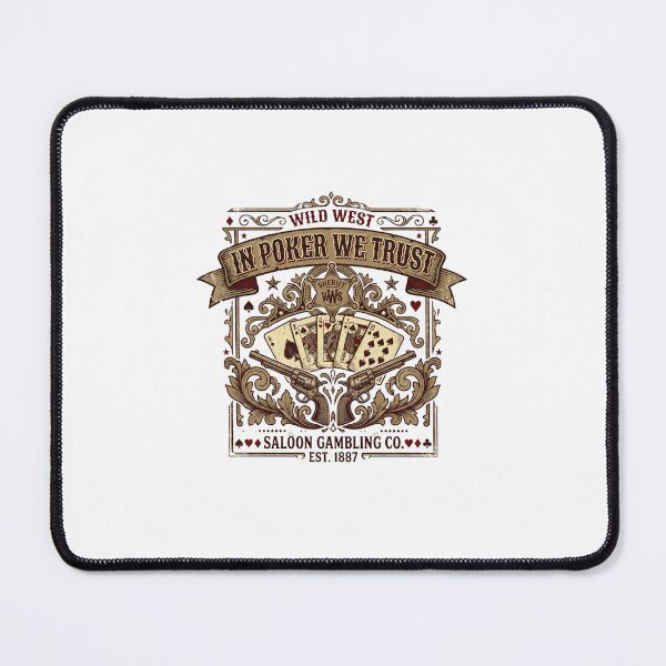 Item preview, In Poker We Trust Vintage Western Saloon Card Game T-Shirt designed and sold by Egyptian king ⭐⭐⭐⭐⭐.