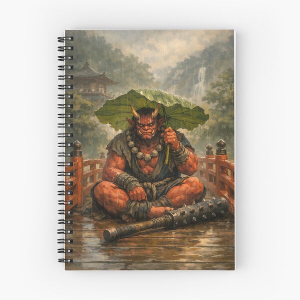 Item preview, Bridge of the Red Ogre - Japanese Oni Demon designed and sold by bapupa.