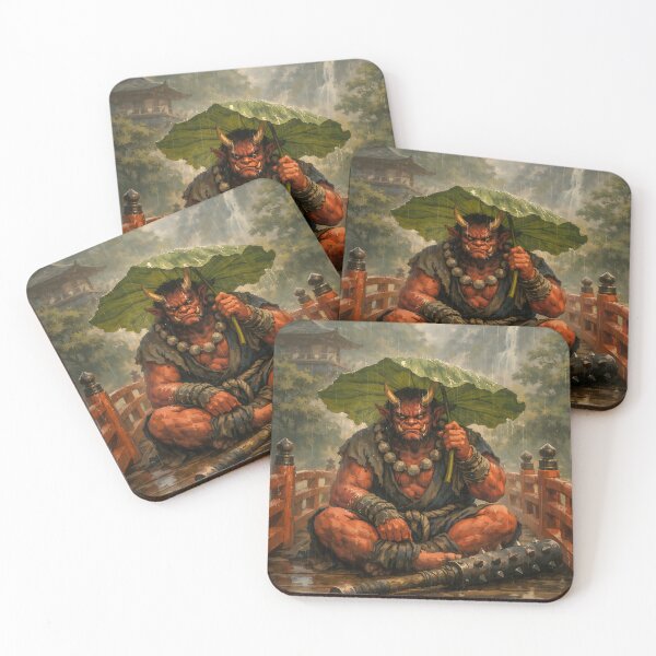 Item preview, Bridge of the Red Ogre - Japanese Oni Demon designed and sold by bapupa.