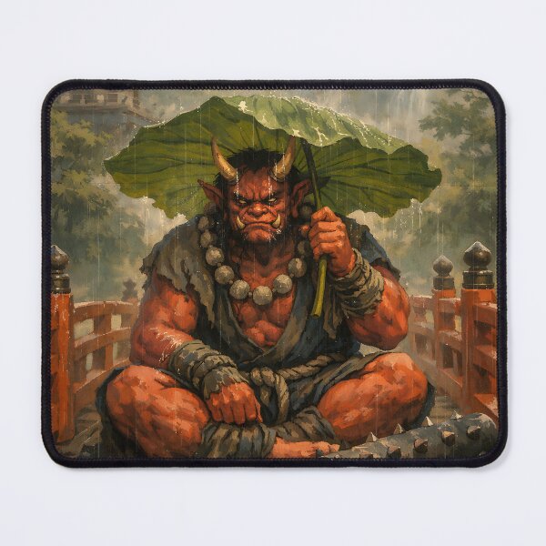 Item preview, Bridge of the Red Ogre - Japanese Oni Demon designed and sold by bapupa.