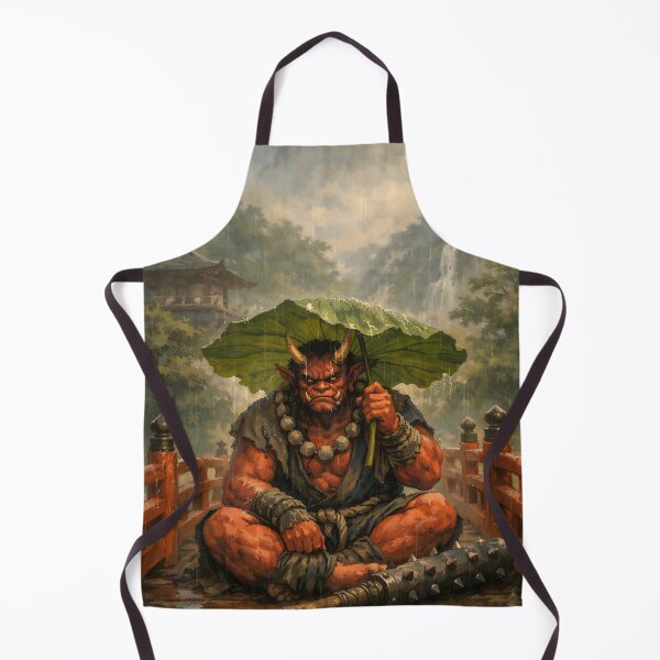 Item preview, Bridge of the Red Ogre - Japanese Oni Demon designed and sold by bapupa.