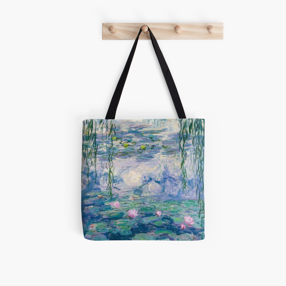 Claude Monet Water Lilies Tote Bag Aesthetic Tote Bagartsy 