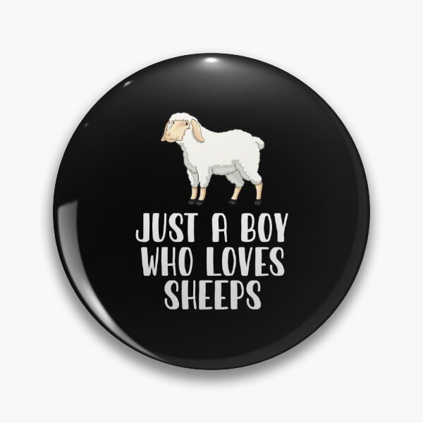 Item preview, Just A Boy Who Loves Sheeps  designed and sold by CosmoKitsch.