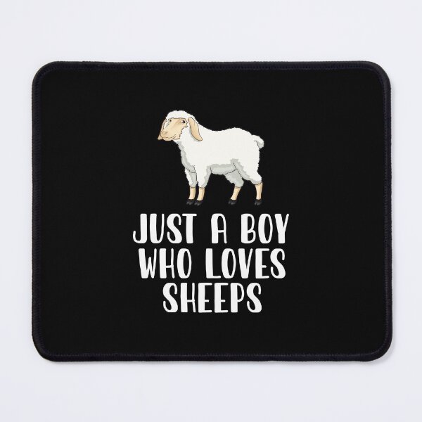 Item preview, Just A Boy Who Loves Sheeps designed and sold by CosmoKitsch.