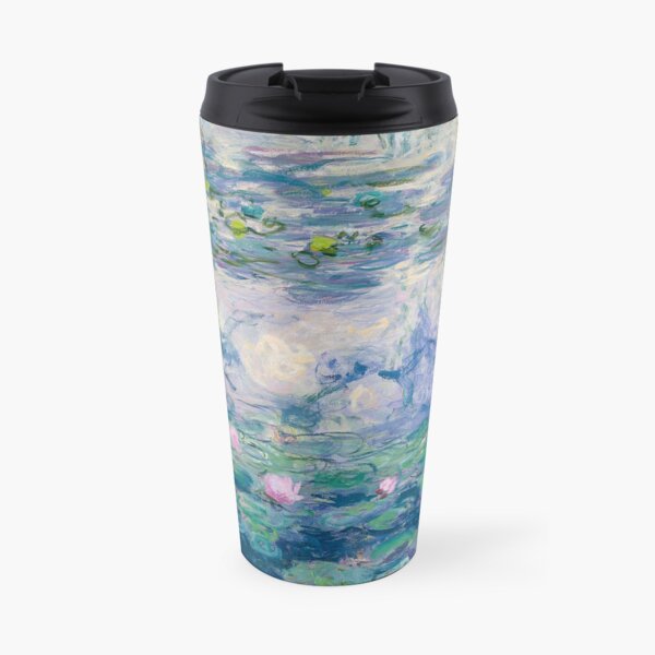 Water Lilies Claude Monet Fine Art Travel Mug