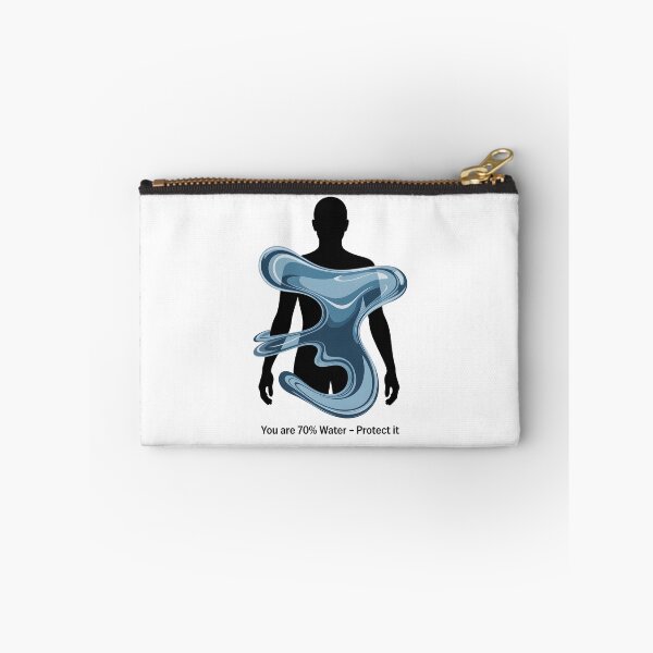 Item preview, Connected by Water Human Nature Ecosystem Art designed and sold by Nuvoro Eco Awareness.
