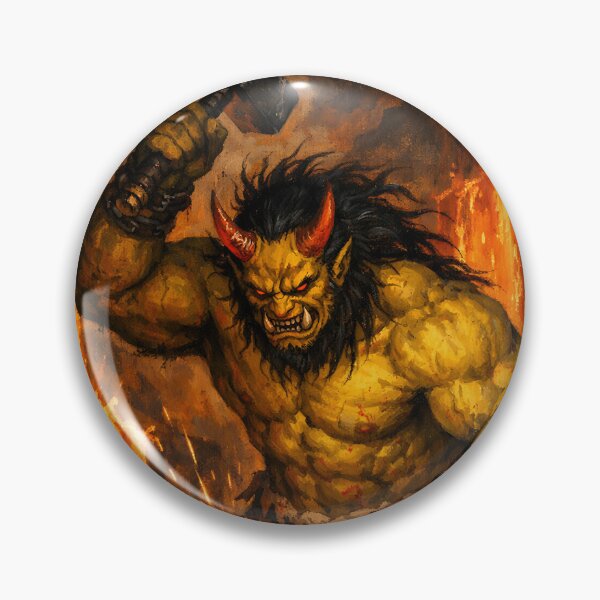Item preview, The Iron-Bound Smith - Japanese Oni Demon designed and sold by bapupa.